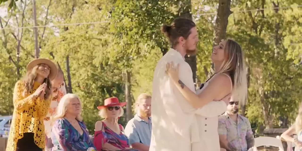 Couple stays positive after video of their wedding vow rap gets online hate