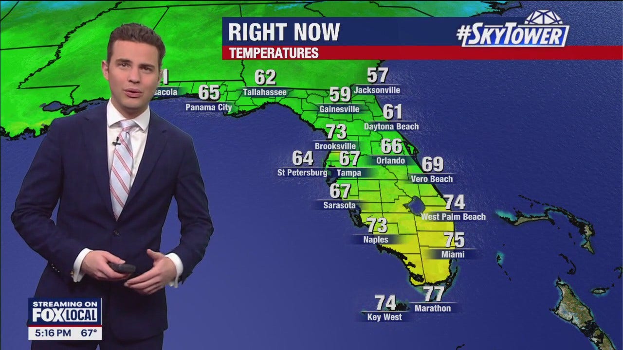 Tampa weather | Mild temperatures tonight [Video]