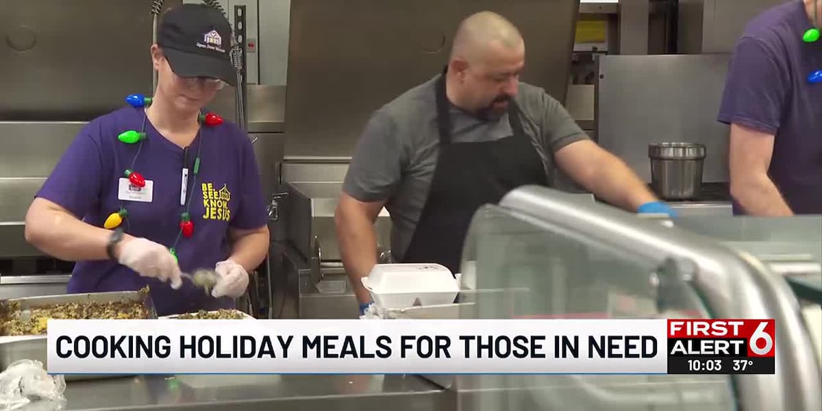 Omahas Open Door Mission feeds over 200 for Christmas Day brunch [Video]