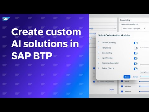 Create AI-Powered Solutions Faster with AI in SAP Business Technology Platform [Video]