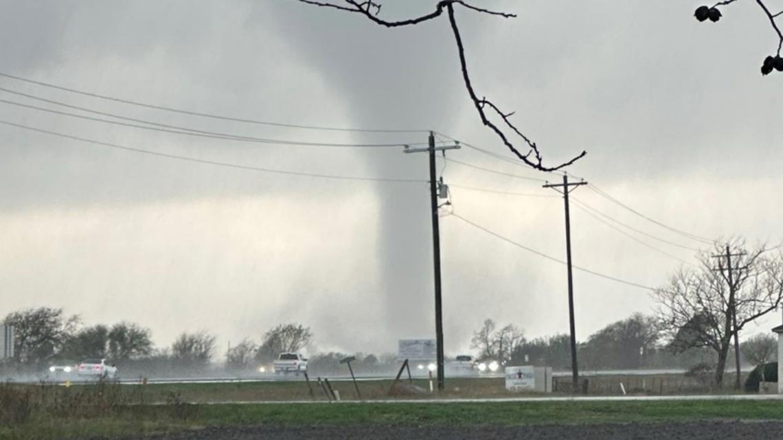 Wharton, Texas tornado: Viewer photos, videos show funnel cloud