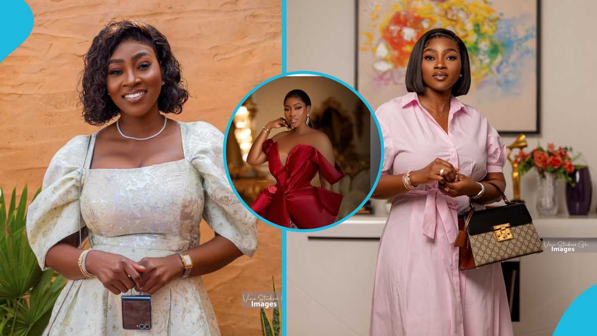 Cookie Tee Looks Alluring In A Classy Off-Shoulder Lace Gown And Frontal Ponytail Hairstyle [Video]