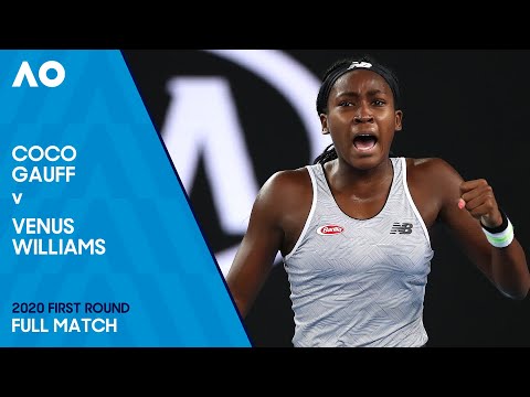 15-year-old Coco Gauff v Venus Williams Full Match | Australian Open 2020 First Round [Video]