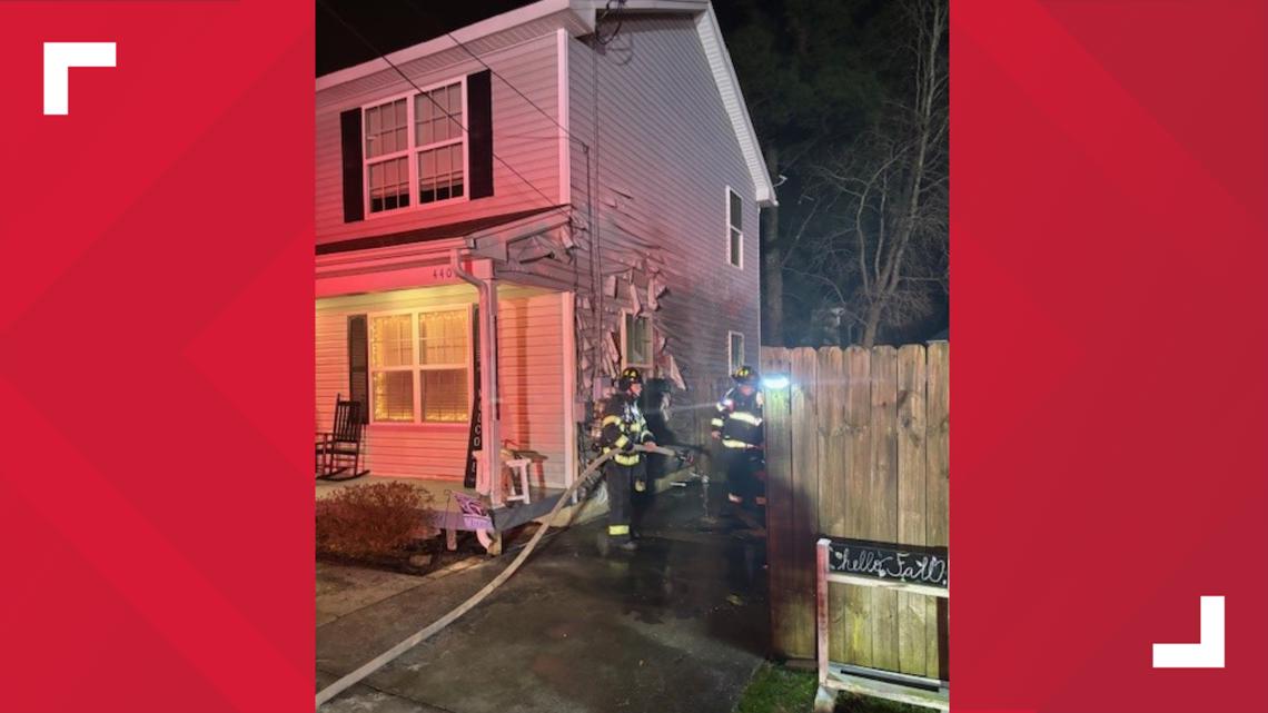 Sunday evening fire in Suffolk’s Pughsville area caused by coals in trashcan [Video]