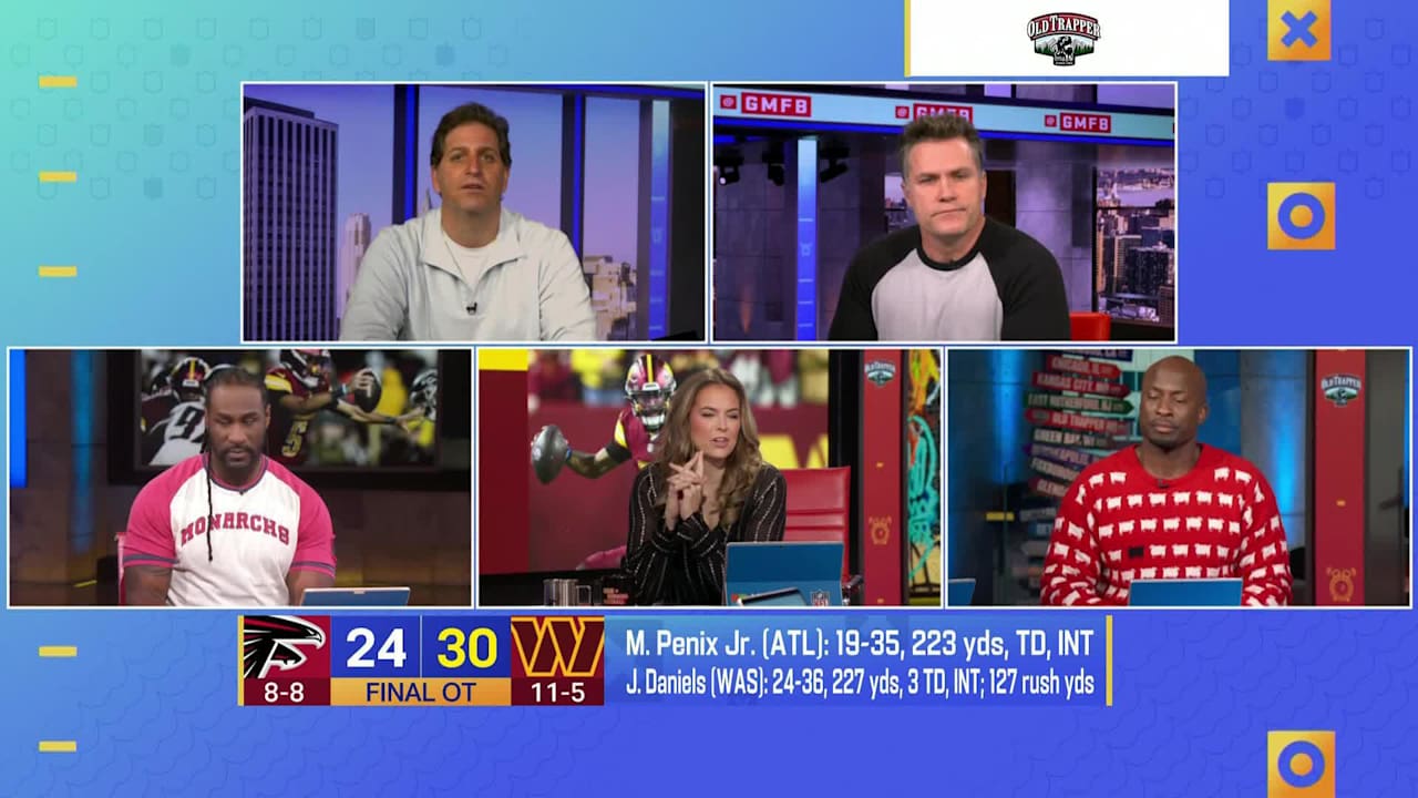 ‘GMFB’ reacts to Falcons-Commanders Week 17 overtime matchup [Video]