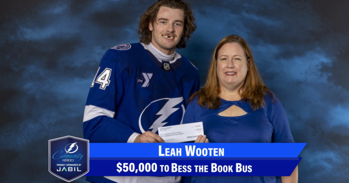 Tampa Bay Lightning Community Hero: Leah Wooten [Video]