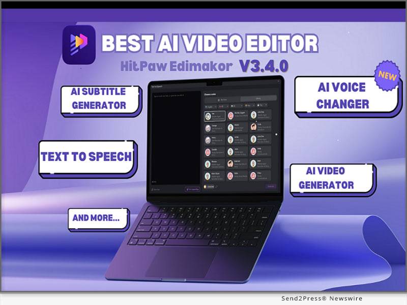 Big Updates! HitPaw Edimakor V3.4.0 Released with AI Voice Changer and Enhanced AI Features [Video]