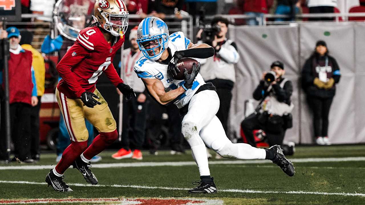 HIGHLIGHT: Lions take lead on St. Brown TD [Video]