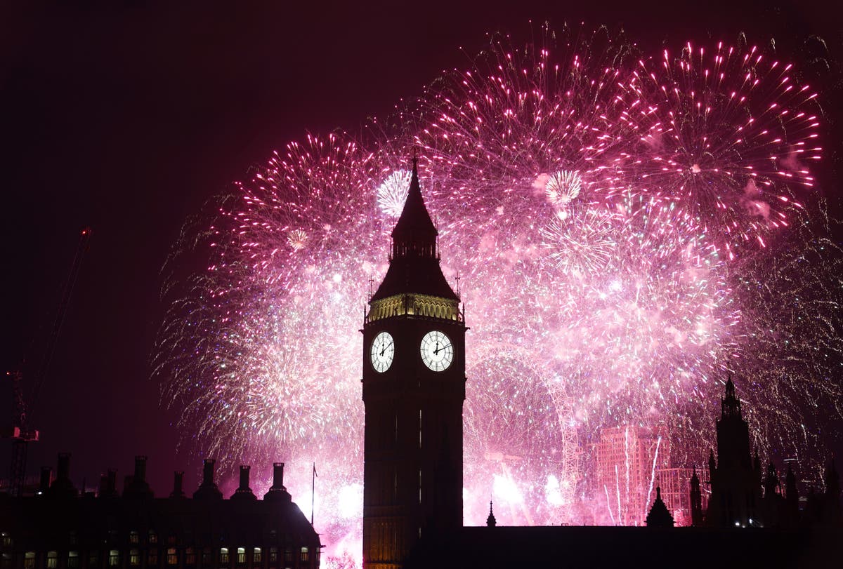 Revellers cheer in New Year around world despite bad weather forcing cancellations in UK [Video]