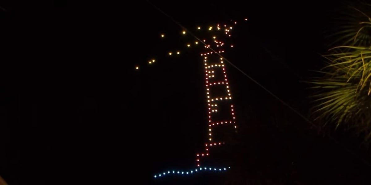 Falling drones injure man during Folly Beach New Years display [Video]