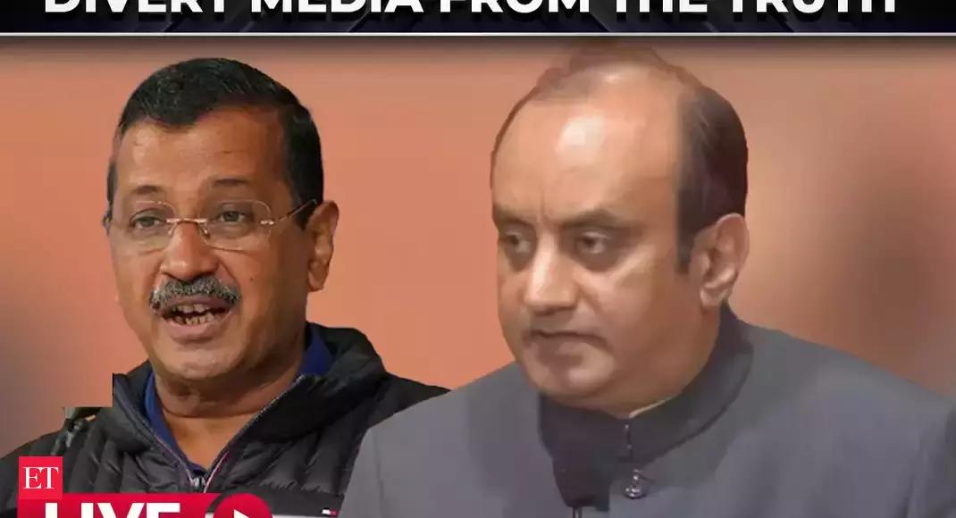 LIVE | BJP’s Sudhanshu Trivedi lists Kejriwal’s ‘ten failed promises’, questions AAP’s ‘credibility’ – The Economic Times Video