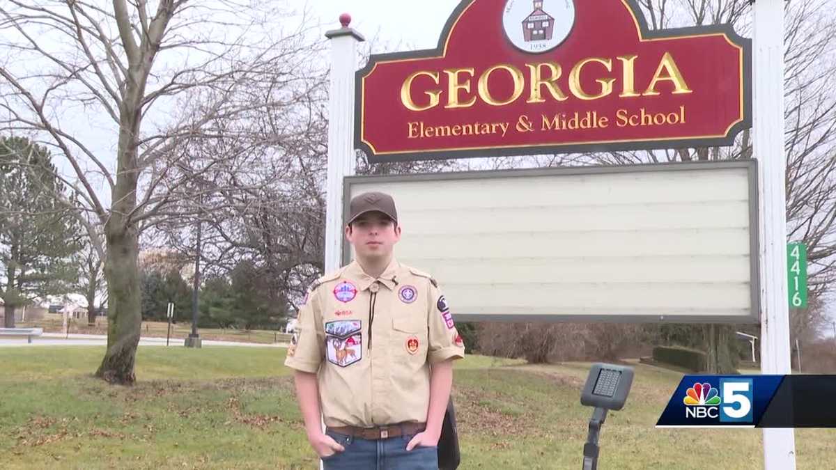 Local Boy Scout rallies community to help get GEMS a new sign [Video]