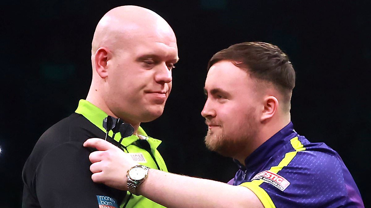 Darts fever reaches new heights with viewing figures up 39 PER CENT with blockbuster Luke Littler vs Michael van Gerwen World Championship clash set to shatter more records [Video]