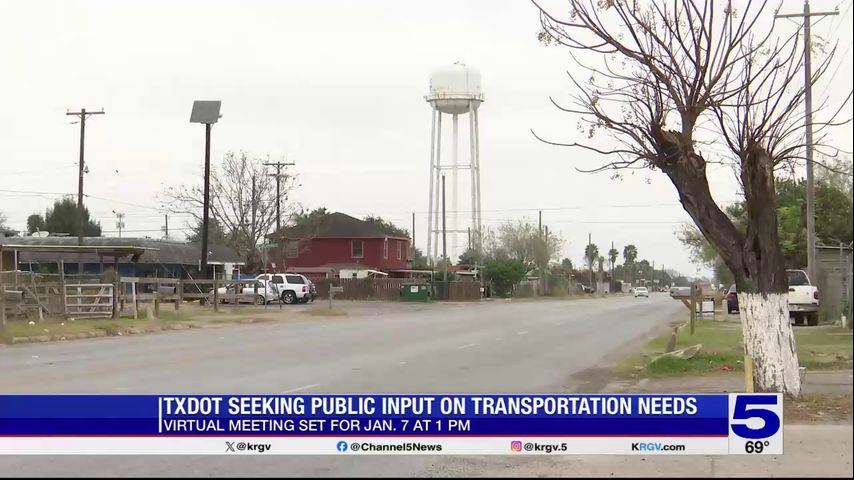 TxDOT seeking public input on transportation needs in the Valley [Video]