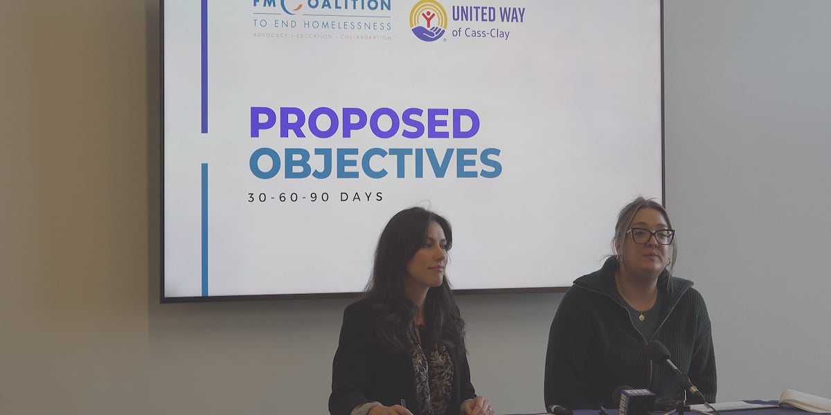 United Way/FM Coalition to End Homelessness give updates on 30-60-90-day plan [Video]