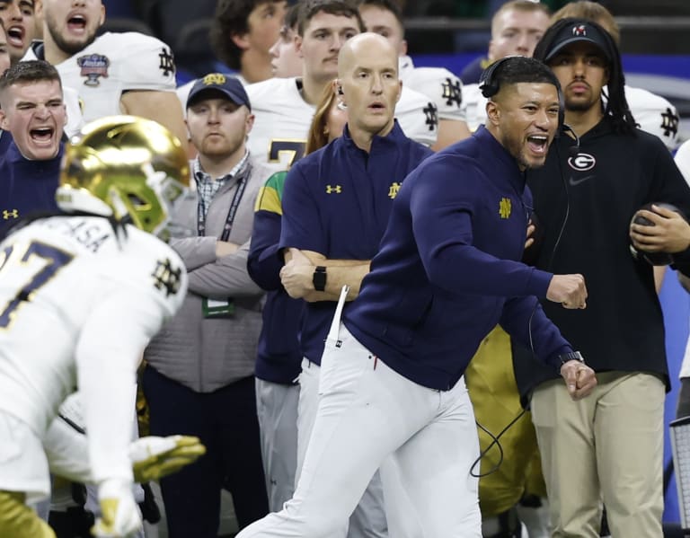 Notre Dame coach Marcus Freeman’s press conference transcript for Penn St. [Video]