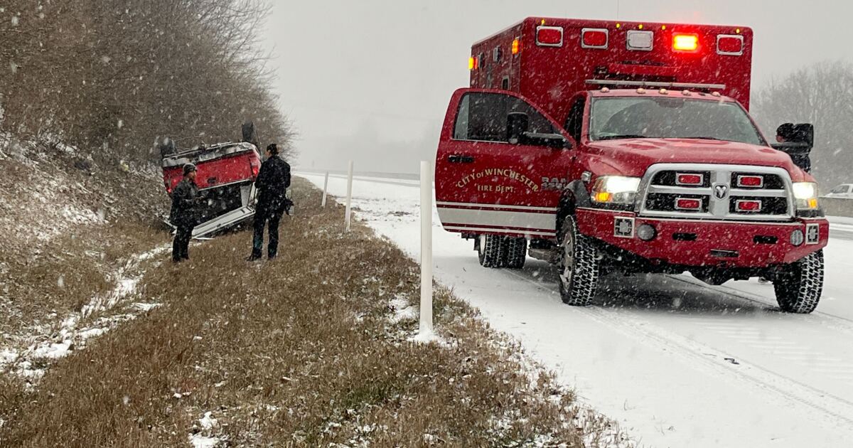 List of crashes, road closures in the area due to weather conditions [Video]