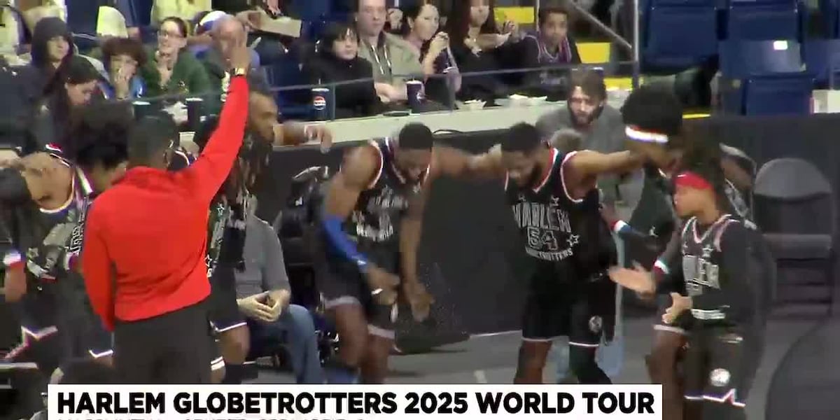 Harlem Globetrotters stop by the MassMutual Center on their world tour [Video]