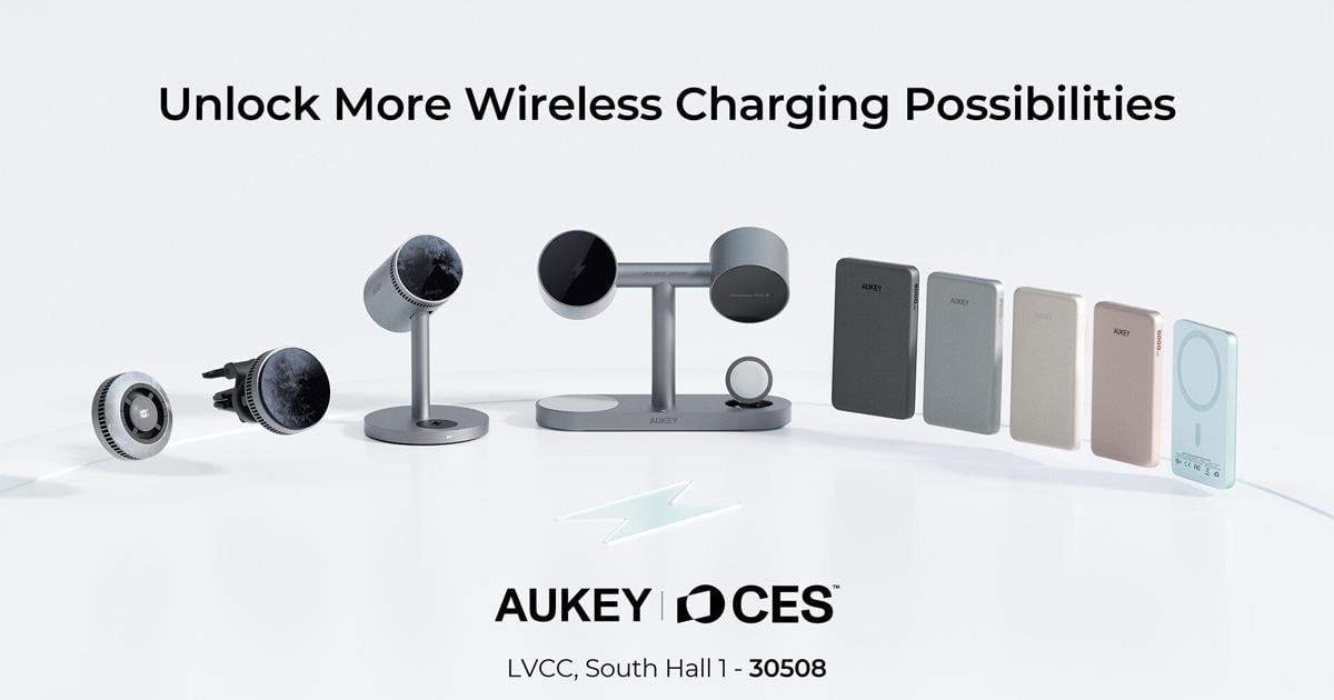 AUKEY UNVEILS TWO NEW PRODUCTS IN AWARD-WINNING MAGFUSION LINE AT CES | PR Newswire [Video]