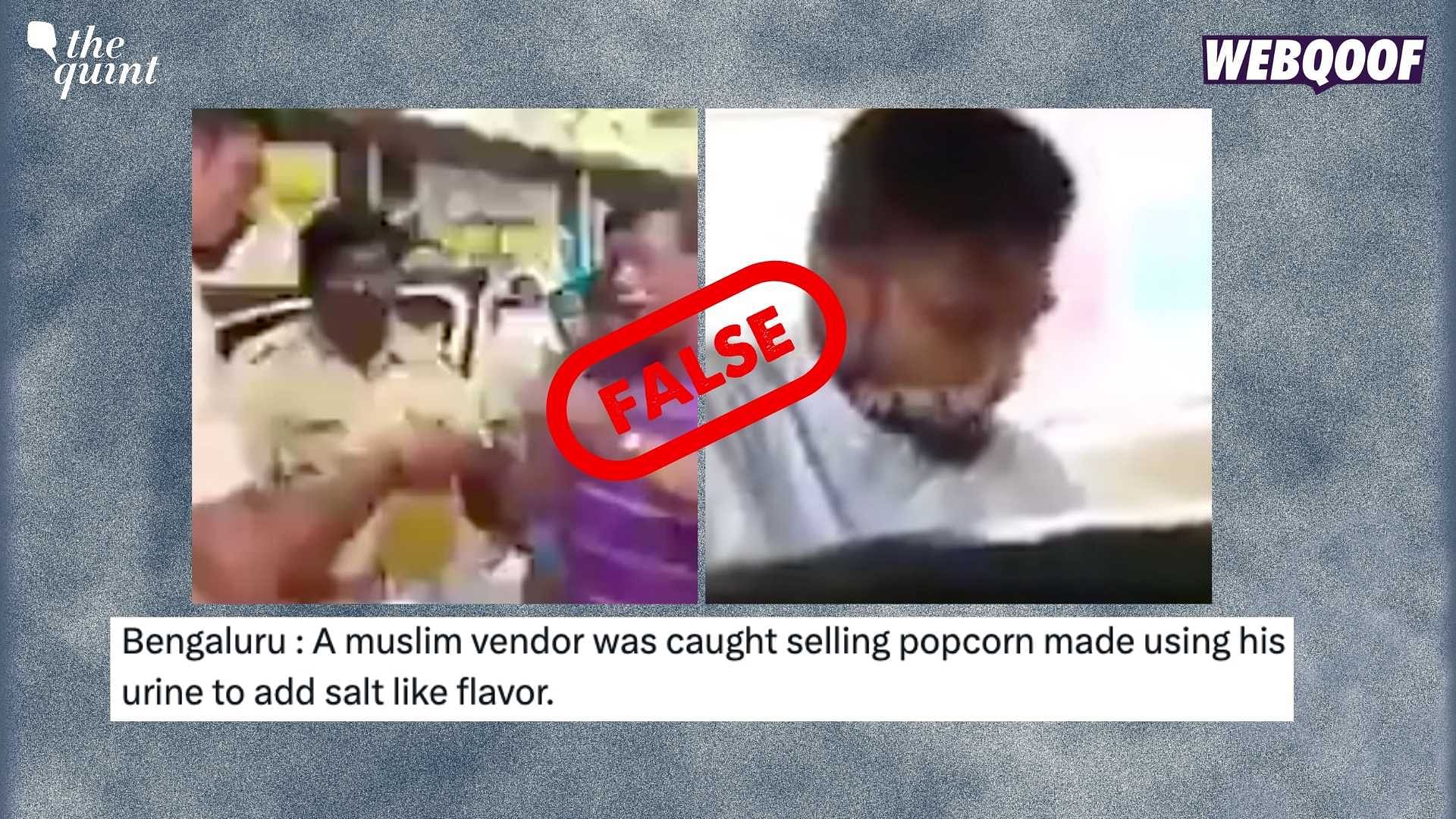 2022 Incident Of Bengaluru Vendor Allegedly Spitting In Popcorn Viral on Social Media [Video]