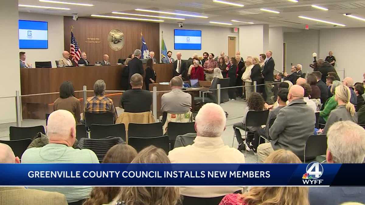 Greenville County Council welcomes new members [Video]