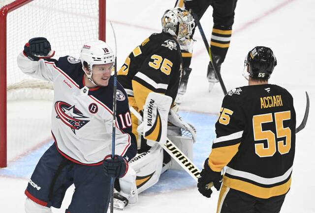 Evgeni Malkin sits with injury as Penguins squander lead, lose to Blue Jackets in shootout [Video]