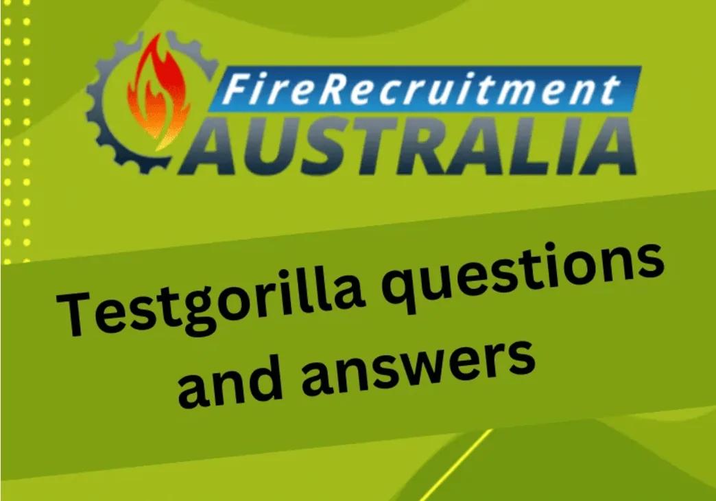 Testgorilla questionsand answers – firefighter aptitude [Video]