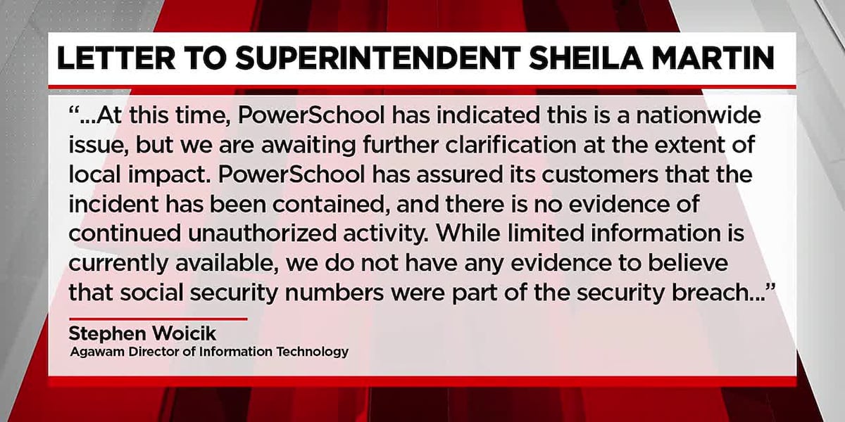 Student and teacher information exposed in PowerSchool software cyber attack [Video]