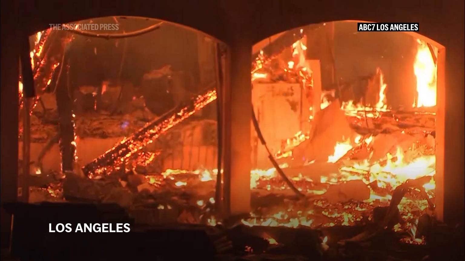 Video: Firefighters battle devastating Los Angeles wildfires as winds calm somewhat [Video]