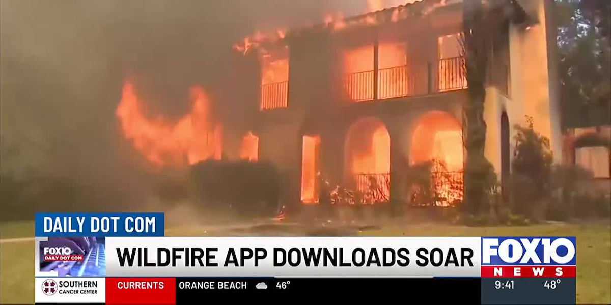 Wildfire app downloads soar [Video]