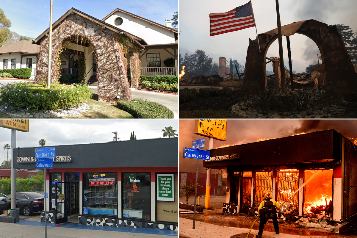 Haunting before and after images of LA buildings razed to the ground show extent of devastating fires [Video]