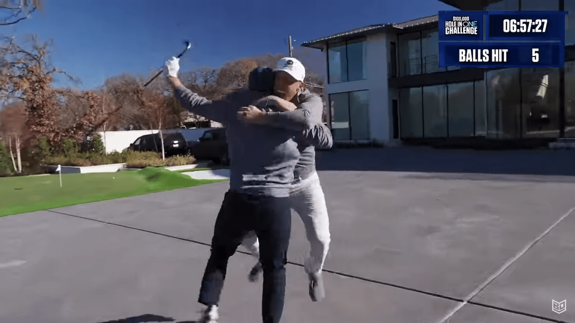 ‘Better than my wedding day!’ – Golf fan scoops outrageous prize with rapid hole-in-one over Bryson DeChambeau’s house [Video]