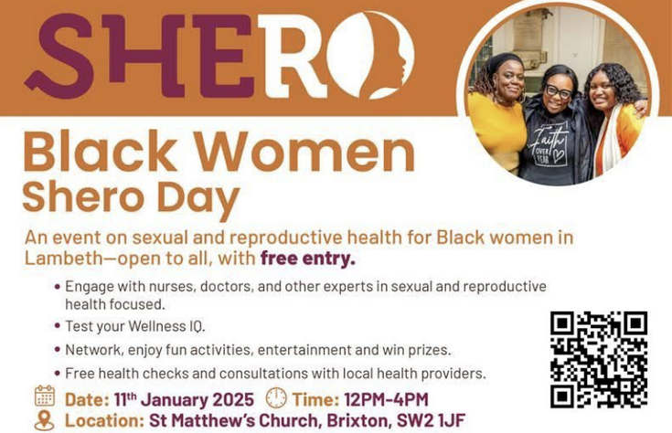 Free Black Womens Health Day event at St Matthews Church, Brixton, Sat 11th Jan 2025 [Video]