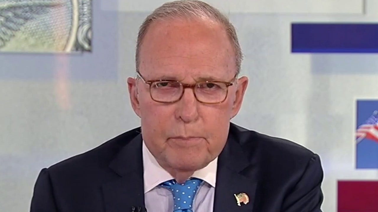 Larry Kudlow reacts to Trump