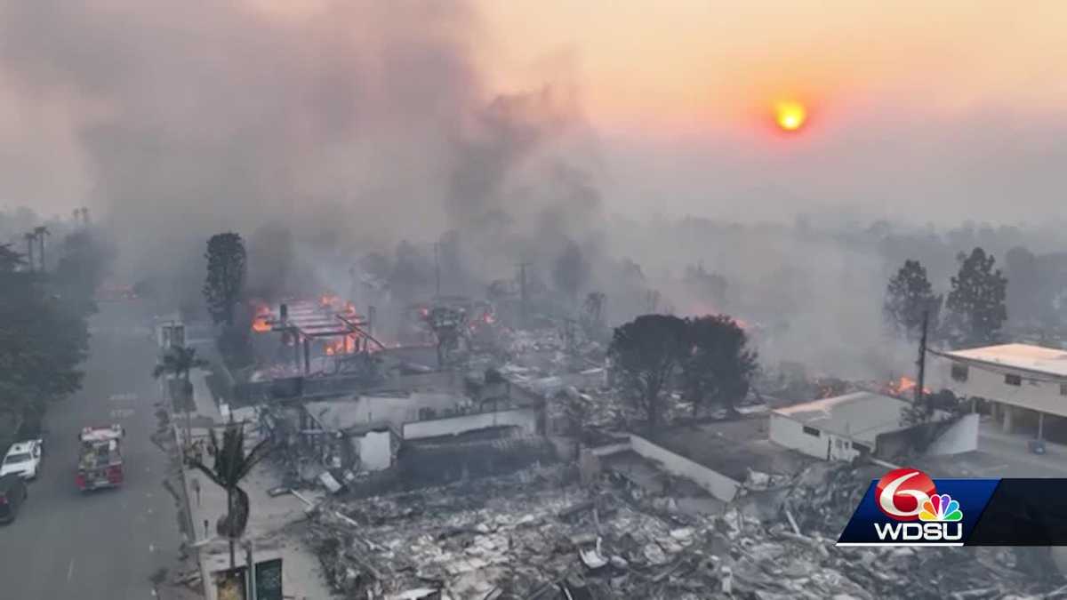 Louisiana natives face devastation as California wildfires hit close to home [Video]