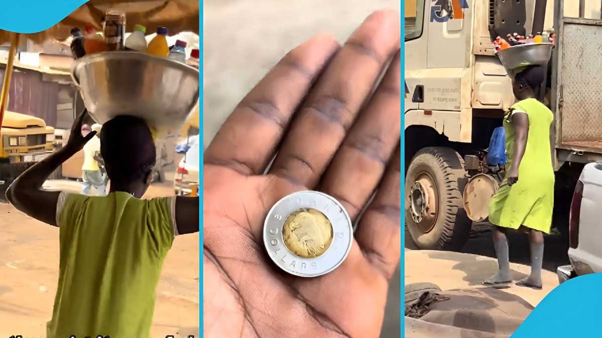 Ghanaian Man Buys Pure Water With Canadian Coin, Video Ignites Reactions: “Blessing In Disguise”