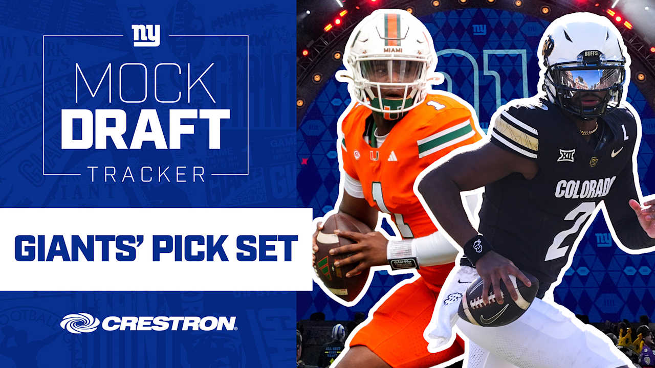 Mock Draft Tracker: Giants’ pick set [Video]