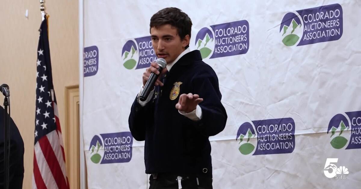 Colorado Auctioneering Association opens competition to FFA students [Video]