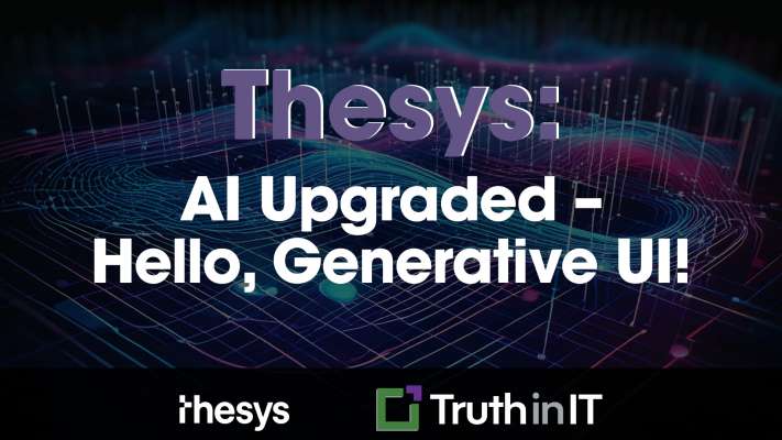 Thesys: AI Upgraded  Hello, Generative UI! [Video]