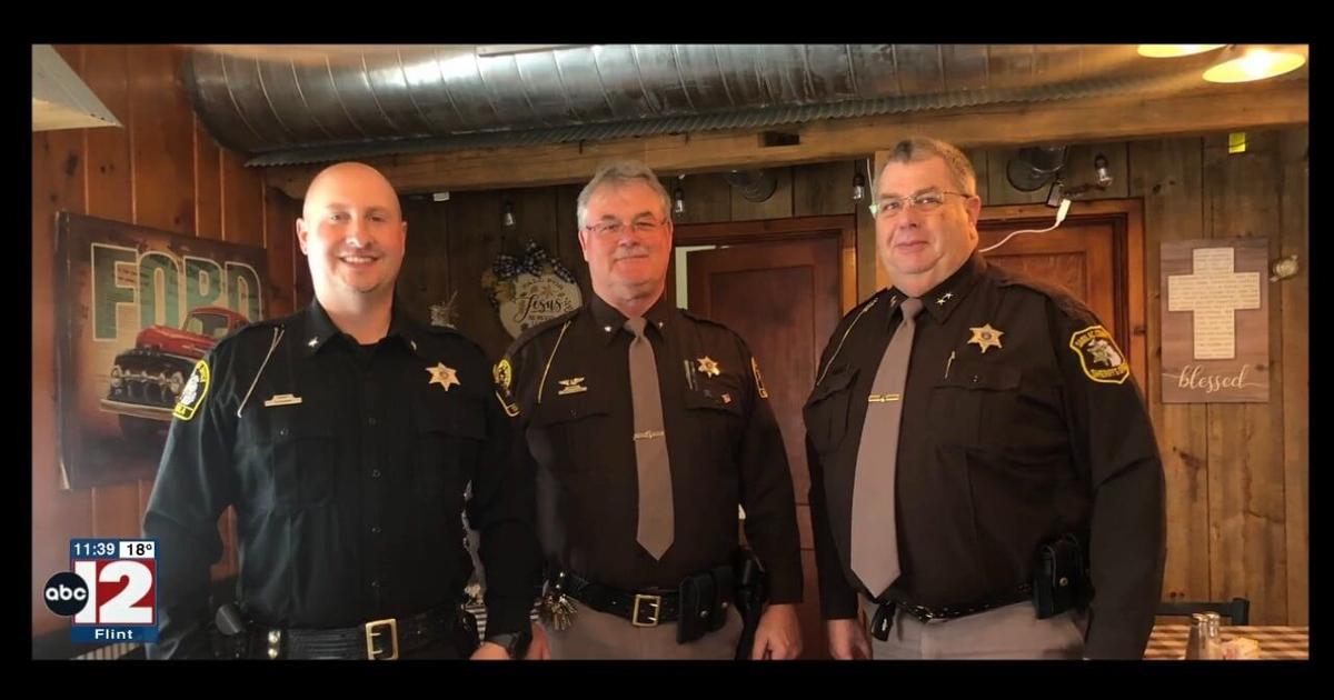 Huron and Sanilac sheriffs welcome new colleague | Video