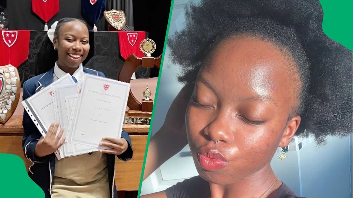 7 Distinctions: Gauteng Head Girl Celebrates Matric Pass With Family in Emotional Video