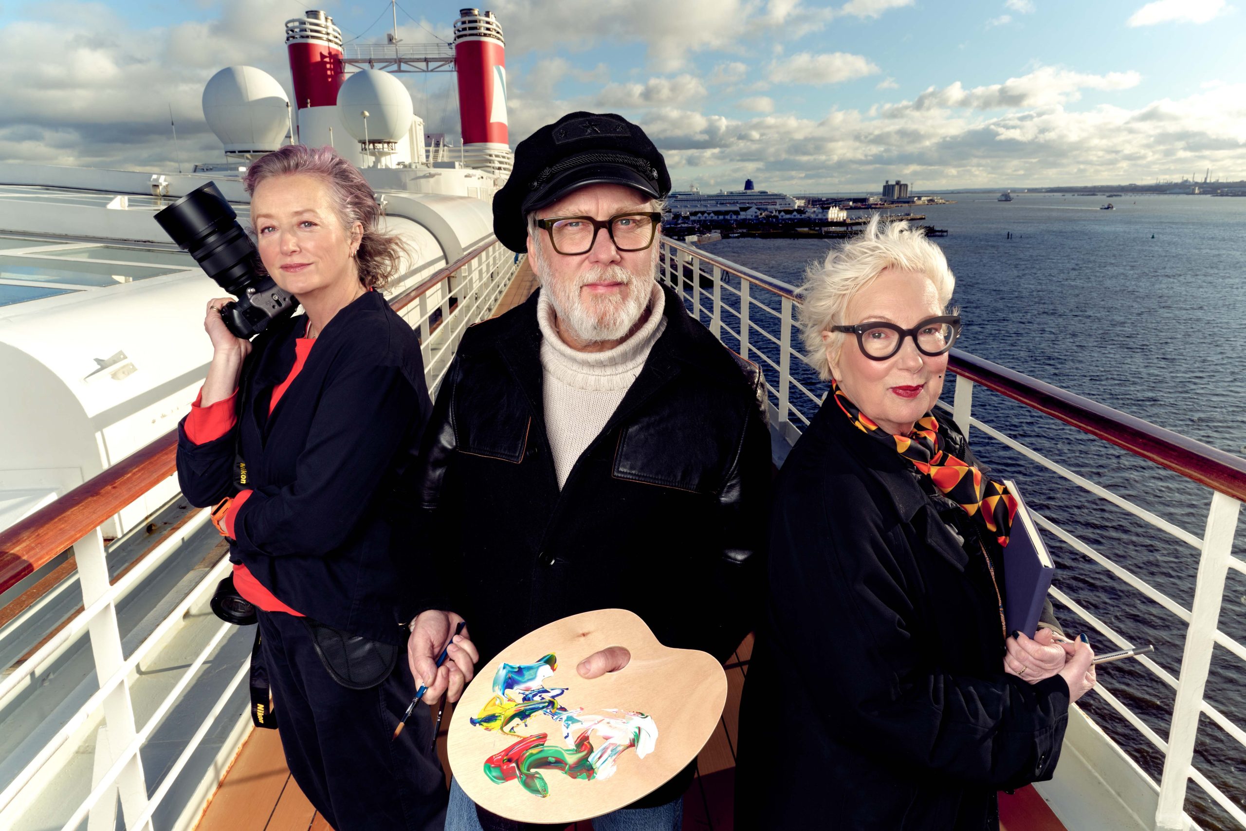 Art Ahoy! Jim Moir And Jenny Eclair Take Part In Artistic Cruises [Video]