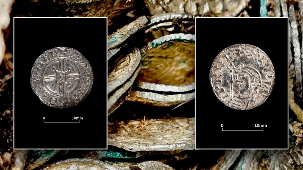 British archaeologists discover priceless silver coins predating the Battle of Hastings [Video]