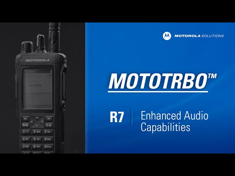 Motorola MOTOTRBO R7 Digital Portable Radio Airwave Communications Motorola Two Way Radio Dealer Serving CA and AZ. [Video]