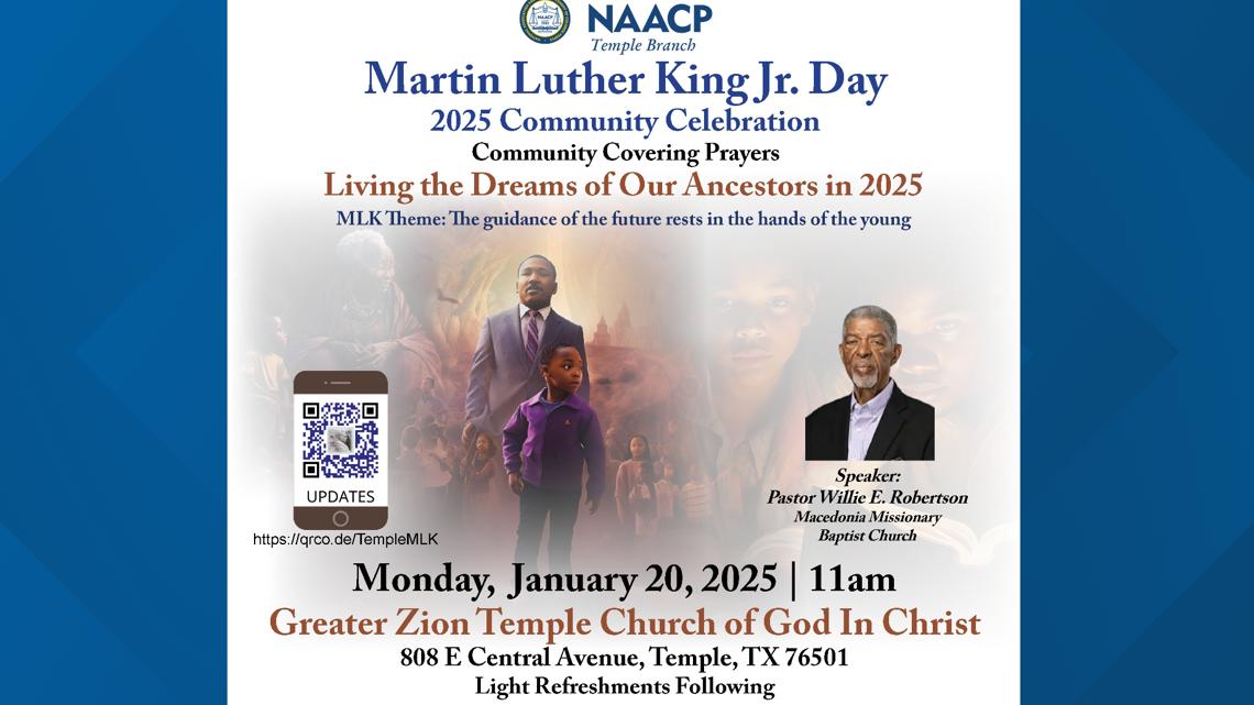 Temple, Texas NAACP to host Martin Luther King Jr. Day celebration Jan. 20 [Video]