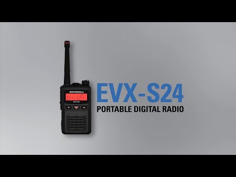 Motorola Solutions EVX-S24 Portable Radios Airwave Communications Motorola Two Way Radio Dealer Serving CA and AZ. [Video]