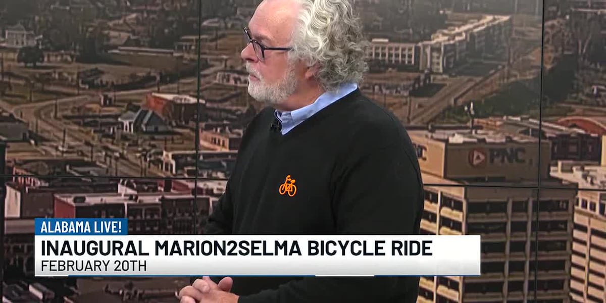 Inaugural Marion2Selma bicycle ride [Video]