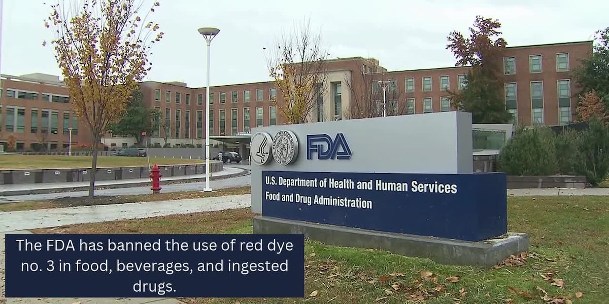 FDA bans red dye No. 3 from food, drinks and ingested drugs in the US [Video]