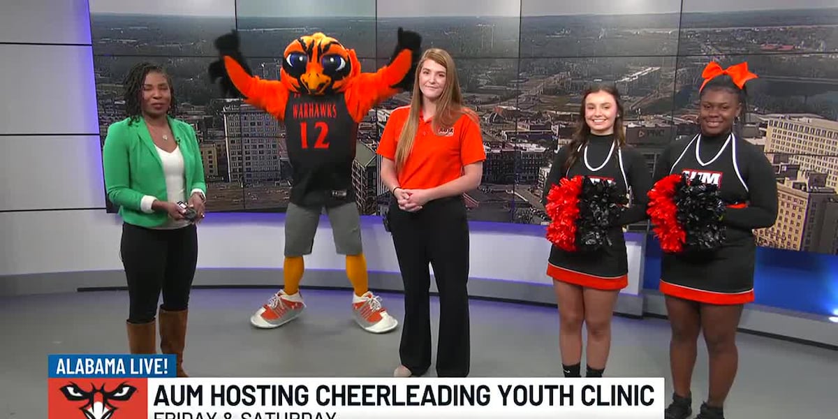 AUM hosting cheerleading youth clinic [Video]