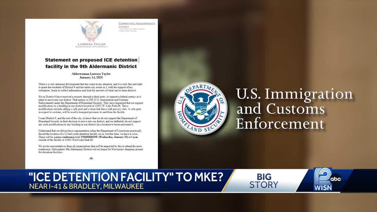 Milwaukee alderwoman blasts proposal for ICE ‘detention facility’ [Video]